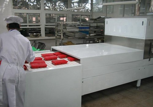 微波快餐盒饭杀菌回温设备 微波快餐盒饭杀菌回温设备